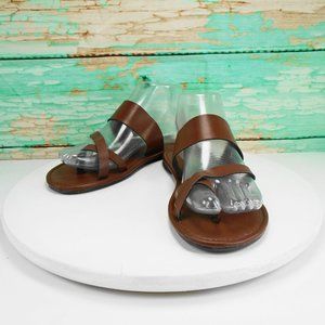 SALE/// Brown Strappy Sandals